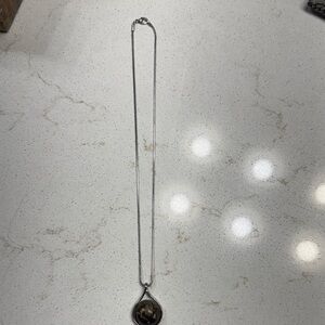 Elegant Silver Pendant Necklace